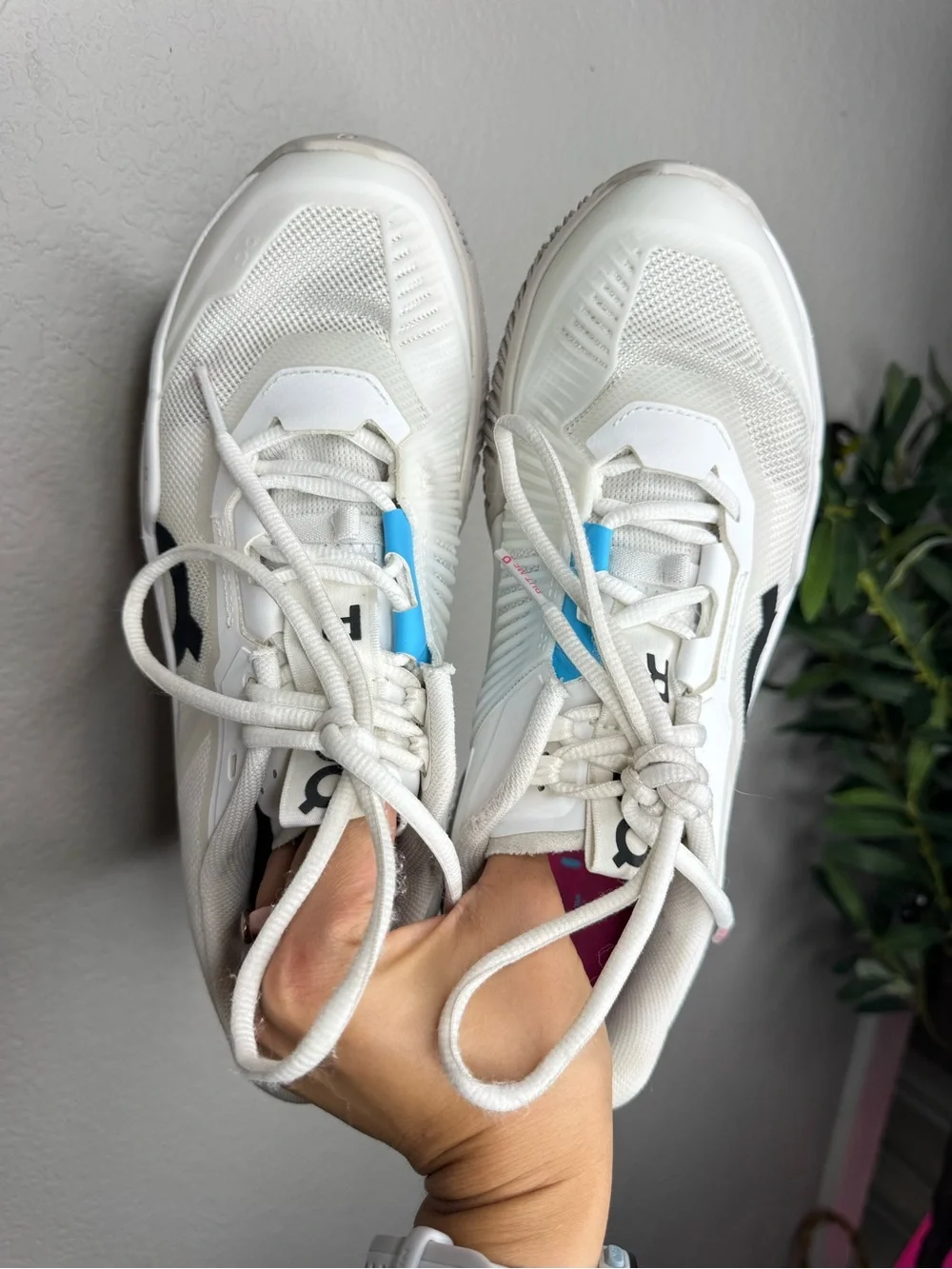 On Cloudnova Court White Pink Tennis Shoes Women’s Size 9 Athletic Sneakers